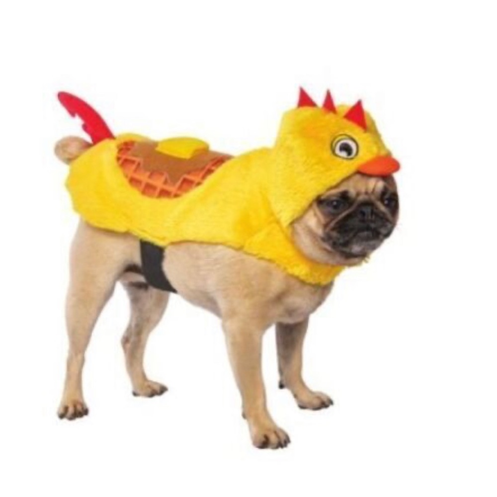 New! XS Dog Costume Chicken π And Waffles π§ Halloween Dress Up - Picture 1 of 5